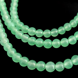 薄緑系翡翠4.5㎜(10個)