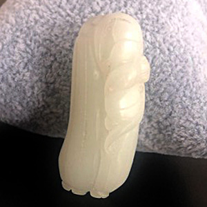 和田玉 翡翠の白菜(大)