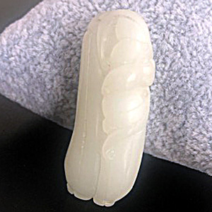 和田玉 翡翠の白菜(大)