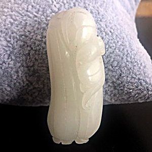 和田玉 翡翠の白菜(大)