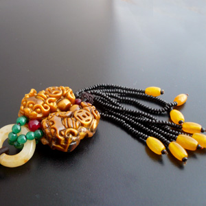 WヒキュウのBAG飾り&タッセル