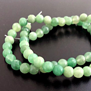 翡翠メランジュ7ミリ珠(8個)