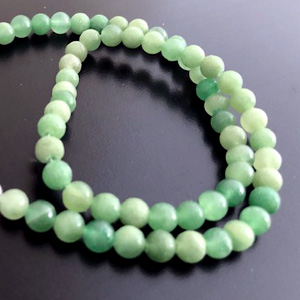 翡翠メランジュ7ミリ珠(8個)