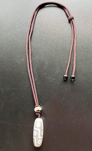 :9眼天珠レアネックレス