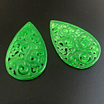 翡翠デザインビーズ　パーツ