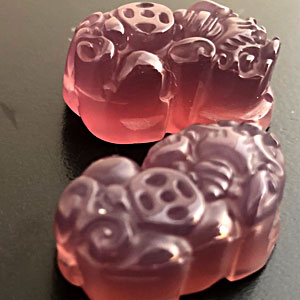 瑪瑙レア色貔貅(中)1対