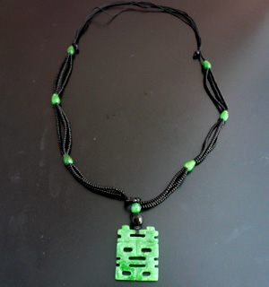 上海灘工房翡翠ペンダントWハピネス