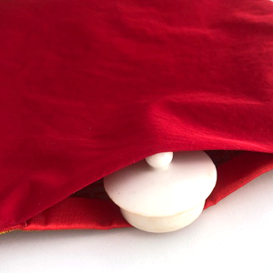 全面刺繍シルクマット 裏側