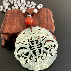 上海灘工房翡翠ペンダント