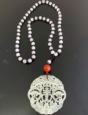 上海灘工房翡翠ペンダント